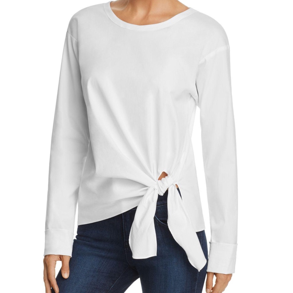 Theory Serah tie up shirt